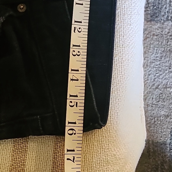 Abercrombie&Fitch,Felix super stretch slim ditressed skinny.(#840c)black 31"x32" - Picture 5 of 16